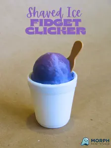 Shaved Ice Fidget Clicker (Various colors)