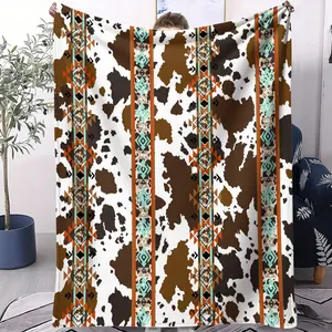 Geometric puzzles and bird family patterns, suitable as moving and holiday gifts, soft, warm and lightweight plush Throw Blankets, suitable for bed, sofa, car, room decoration