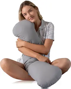 Weighted  Pillow 6.5lbs - Weighted Pillow for Deeper Sleep (41" x 10") - Cooling  Pillows for Adults, Full  Pillow for Sleeping, Side Sleeper  Pillow with Cover