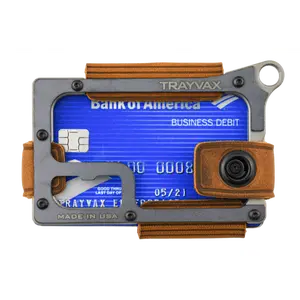 Contour Wallet - Titanium Tobacco Brown