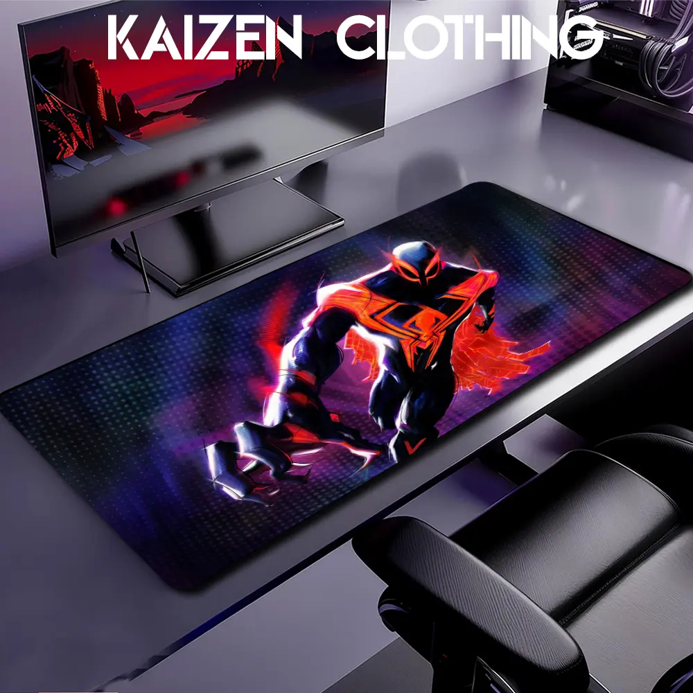 Spidey 2099 DC, Super hero Gaming Mouse Pad Personal, Custome, Movie Desk Mat Extended Keyboard Pad Waterproof Non Slip Rubber Base Large Mousepad for PC Gamer Setup Desk Accessories 40x21 Inch,Office Gifts, Decor desktop