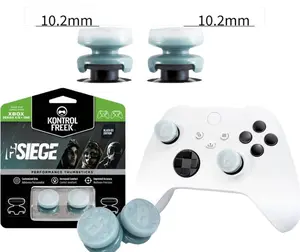 KontrolFreek Siege 2-Pack Silicone Thumb Covers for PS4 & PS5 Controllers Non-Slip High-Performance Protective Gaming Thumb Pads Xbox Accessory Set