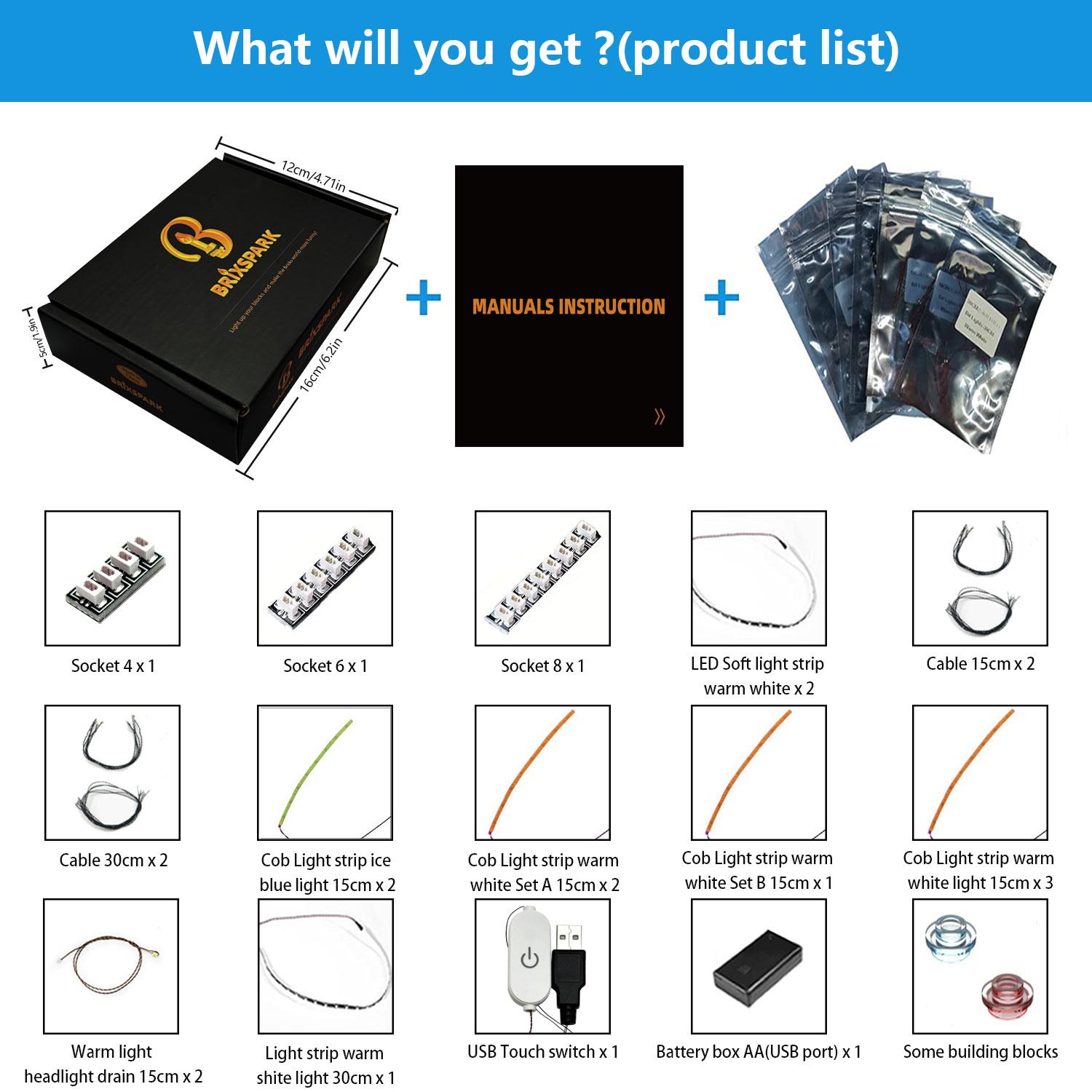 LYBMTWF LED Lighting Kit for LEGO 75639 One Piece Pirate Ship Building Block Model Lighting— DIY Light Upgrade & Modification Kit | Fun Accessory Designed for Anime Fans | An Excellent Birthday Gift Choice (Model Not Included)