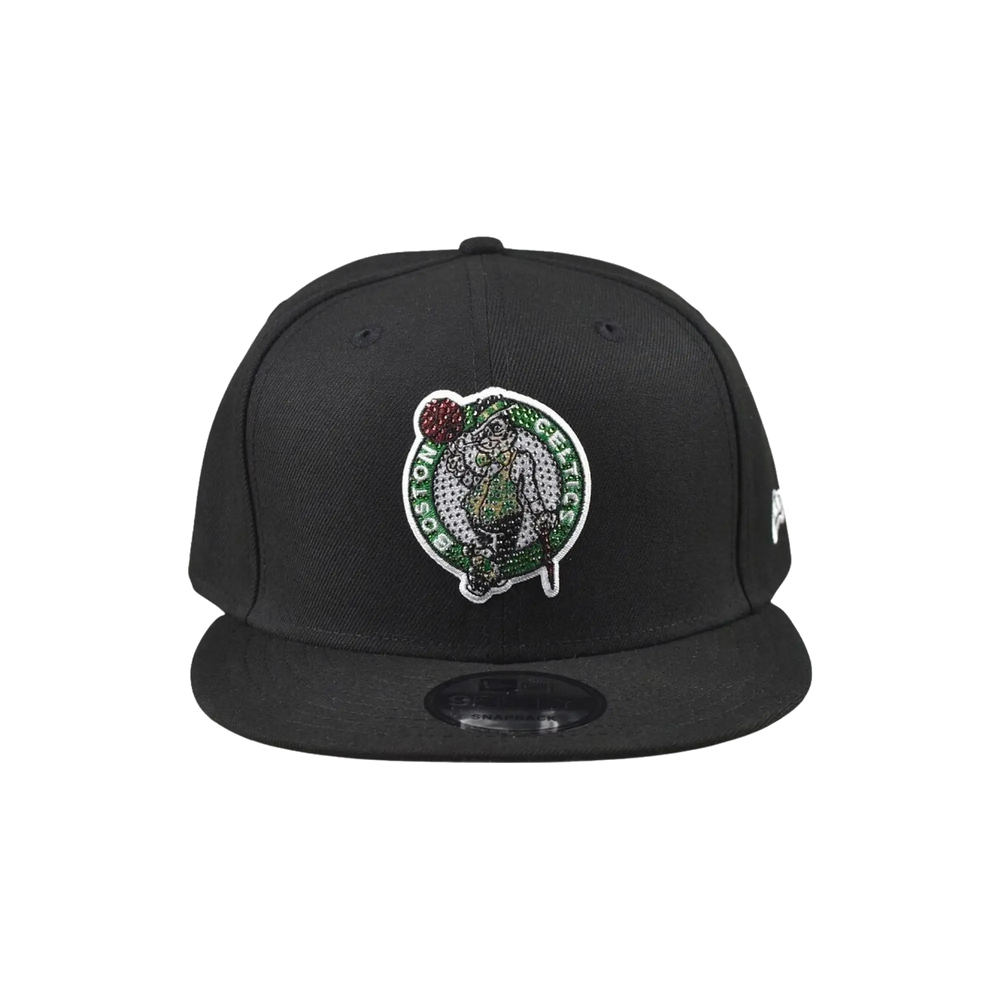9FIFTY NBA Draft Boston Celtics Rhinestones Snapback Hat "Black" 60861331