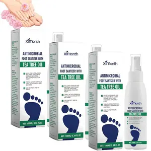 Buy 3, Get 1 Free!Spray para pies con aceite de árbol de té: un spray humectante y desodorante para pies que controla el olor y cuida los pies secos, un desinfectante natural para pies con propiedades antimicóticas que deja los pies y los zapatos frescos.