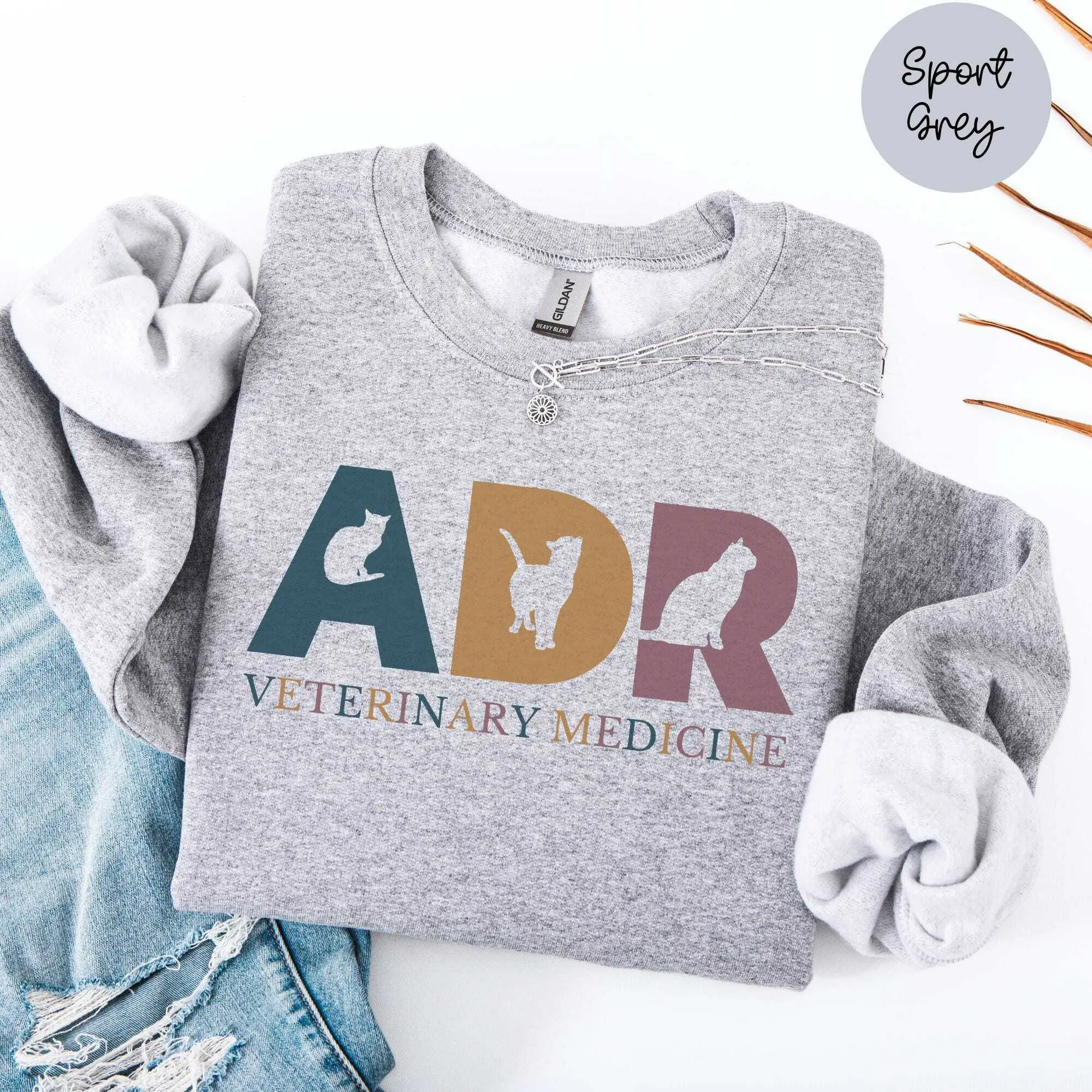 ADR T-Shirt / Sweatshirt / Hoodie, Ain't Doing Right shirt, Funny Vet Tech , Veterinarian Gift, DVM LVT Graduation, Vet Squad Appreciation Cotton Fabric