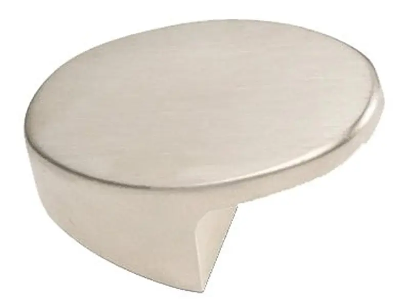 Oval Knob, Satin Nickel