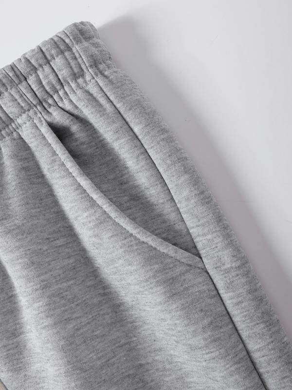 Men’s two-pack solid-color drawstring straight-leg athletic pants; men’s printed drawstring-waist pants suitable for all seasons; casual sports running pants; classic straight-leg pants; versatile everyday fitness long pants for all seasons