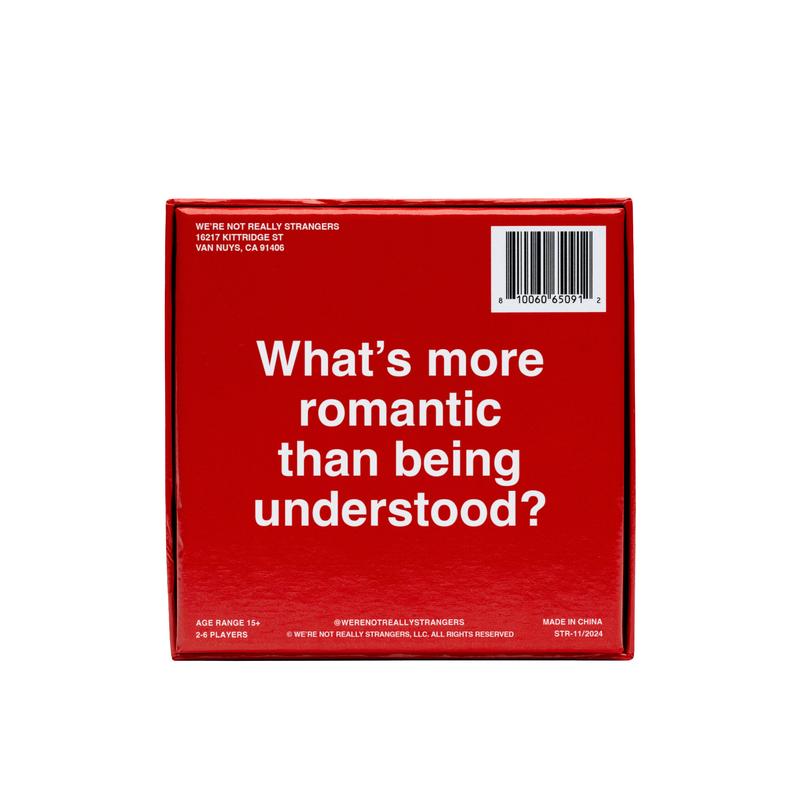 We're Not Really Strangers Couples Edition - 150 Questions & Wildcards for Couples Fun