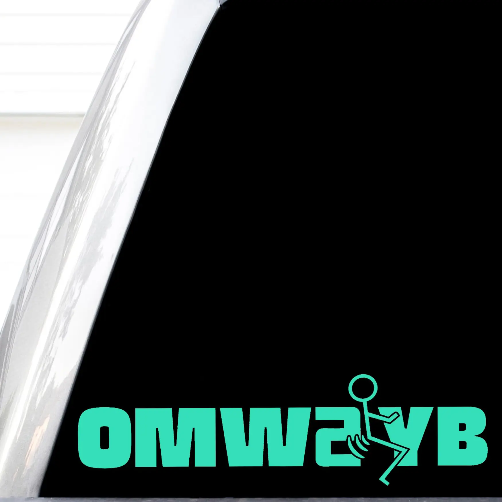 OMW2FYB Decal, Funny Acronym Stickers, Initialism Text Bumper Stickers, NSFW Decals, BAE Decal, IDGAF Shirt, Pics Or It Didn't Happen, Do You Even Lift? (H 2.5 by L 9 Inches, Teal)