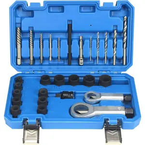 Broken Head Nut Screw Extractor Set, Easy Out Bolt Extractor Remover, Stripped Rounded Damaged Broken Screw Removal, Nut Splitter Manual Pressure Nut Cracker Remover