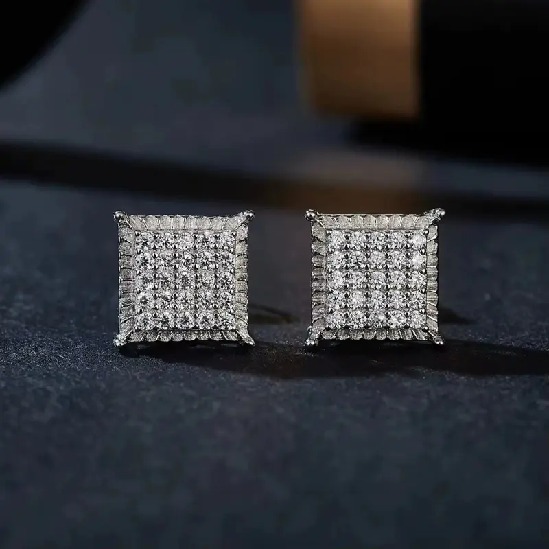 S925 Moissanite Jewelry - Earrings  (All Sales Final, No Refunds)