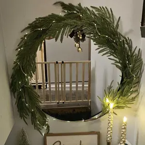 Artificial Pine Hanging Garland, 1 Count 70.8in Fake Greenery Pine Garland Ornaments ,Decorative Plant for Home Party & Festival & Outdoor Decor xmas  balloons