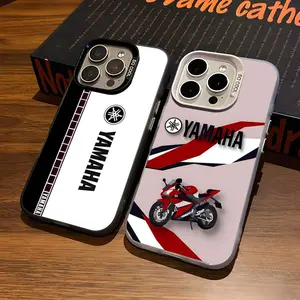 Yamaha Motorcycle Racing Phone Case Cover Casing For iPhone17 Air 16 15 14 Plus 13 12 11 Pro 7 8 XS Max XR silver black bumper case