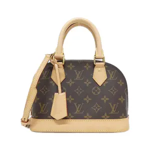 Pre-owned Louis Vuitton Canvas Shoulder Bags Alma BB Monogram Shoulder Bag