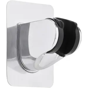 Adjustable Wall Mount Handheld Shower Head Holder Strong Adhesive Waterproof No Drilling Convenient to Use