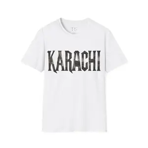 Gothic Karachi Vibe Tee, Casual Wear, Travel Shirt, Gift for Her, Gift for Him, Streetwear Apparel, Graphic Tee