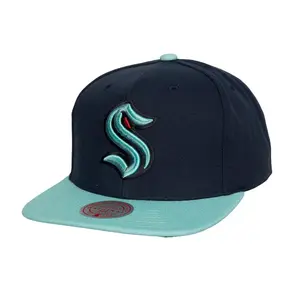Seattle Kraken Mitchell and Ness 2 Tone Snapback 2.0