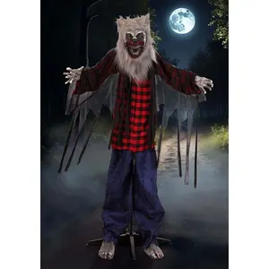 5FT Lycan Lucian Animatronic Werewolf Decoration - Scream Saver