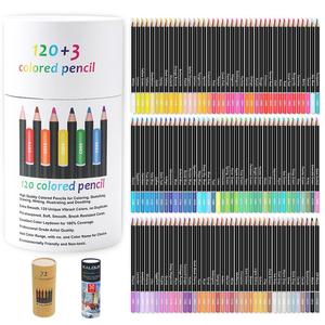 colored pencil set, 50/72pcs/120pcs soft core colored pencil, drawing blending shading pencil, colorful marker set, art supplies for adults beginners, coloring book markers for crafts, colorful precision pens