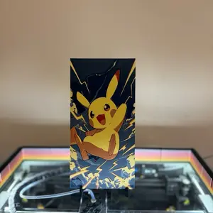 Pikachu Hueforge - Vibrant Yellow & Blue Design - Perfect for Pokemon Fans - Collectible Item