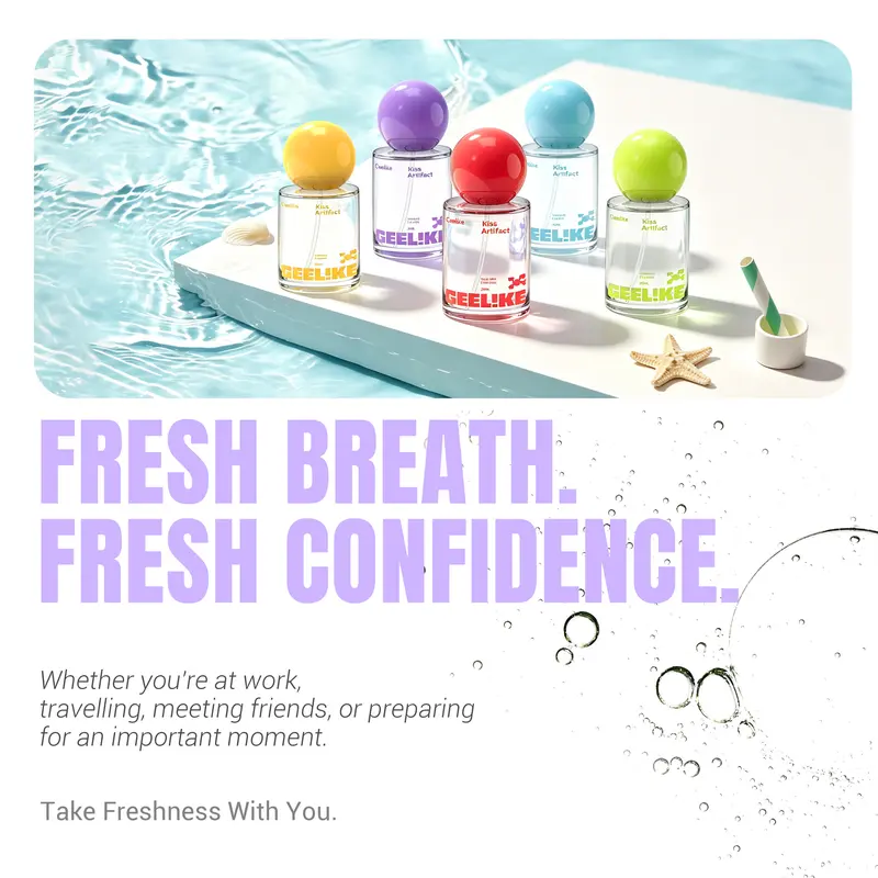 CEELIKE Oral Spray, 20 mL, Freshens Breath, Available in Five Flavors