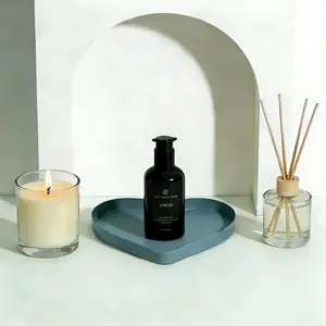 Heart Shaped Iron Tray Decorative Storage Display Stand for Jewelry Candles Aromatherapy Home Office Decor with High-end Sense