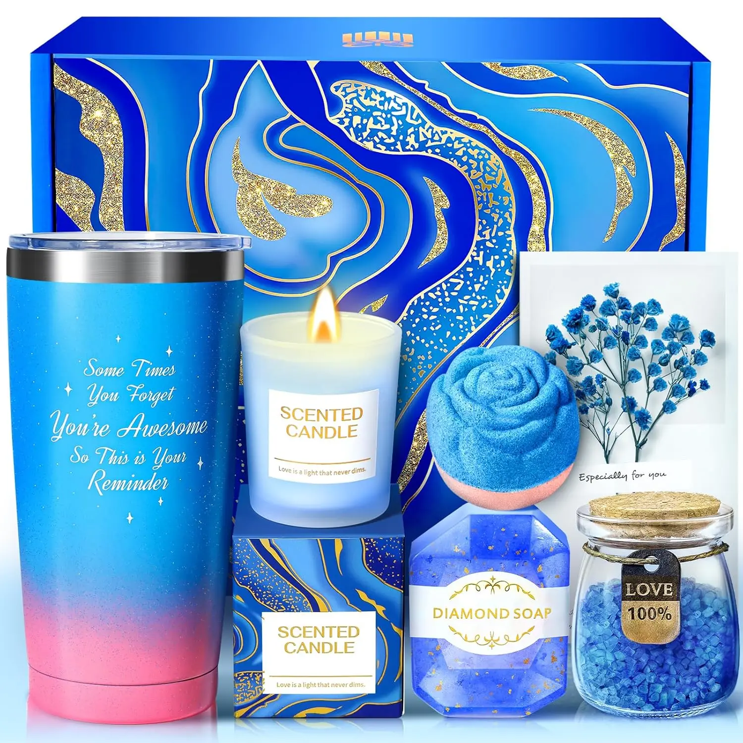 Birthday Gifts for Women, Christmas Gifts Spa Baskets for Women Christmas Gifts, Her, Girlfriend, Sister, Mom, Couples, Grandma Best Friend Birthday Gift Thank You Gift for Wife Anniversary