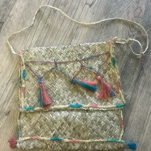 HAITAN MAKOUT Hand Bags - Woven Design with Colorful Tassels and Straps