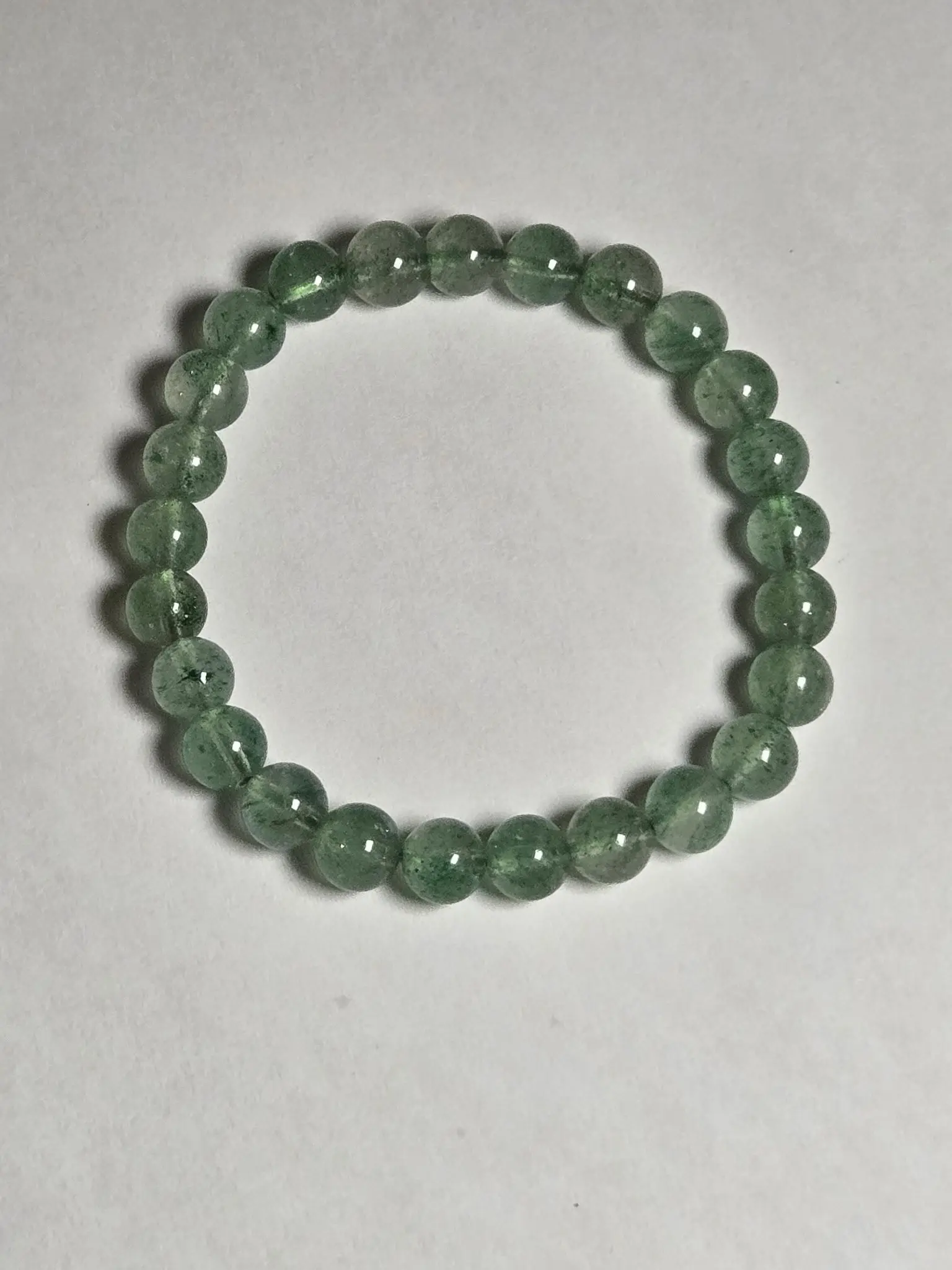 Green Fluorite Bracelet.