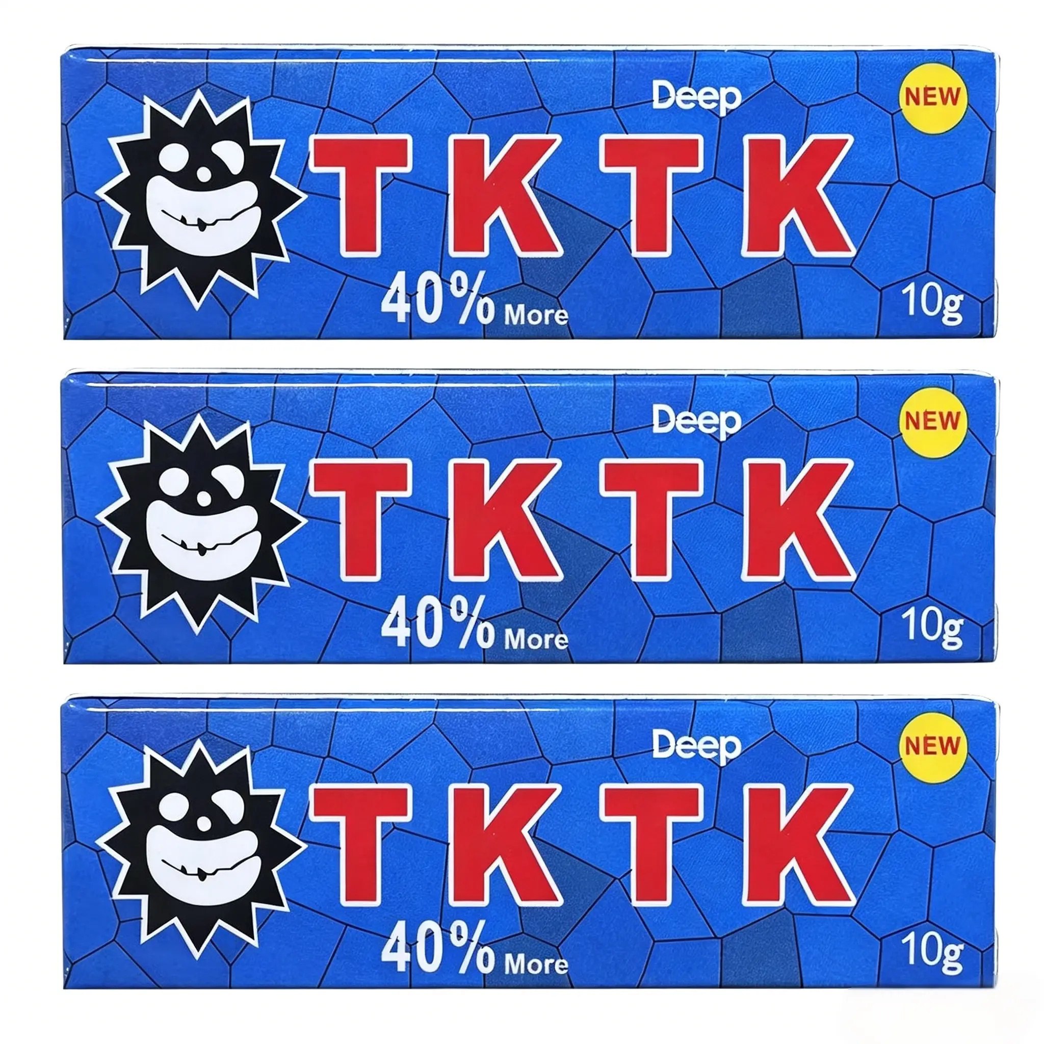 TK-TK Maximum Strength Numbing Cream, External Analgesic Tattoo Cream - 6-8 Hours Pain-Free, Top-Rated Bath & Body Care (3 Tubes)