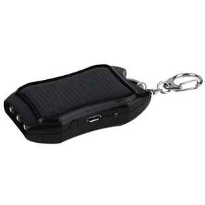 Solar phone charger keychain