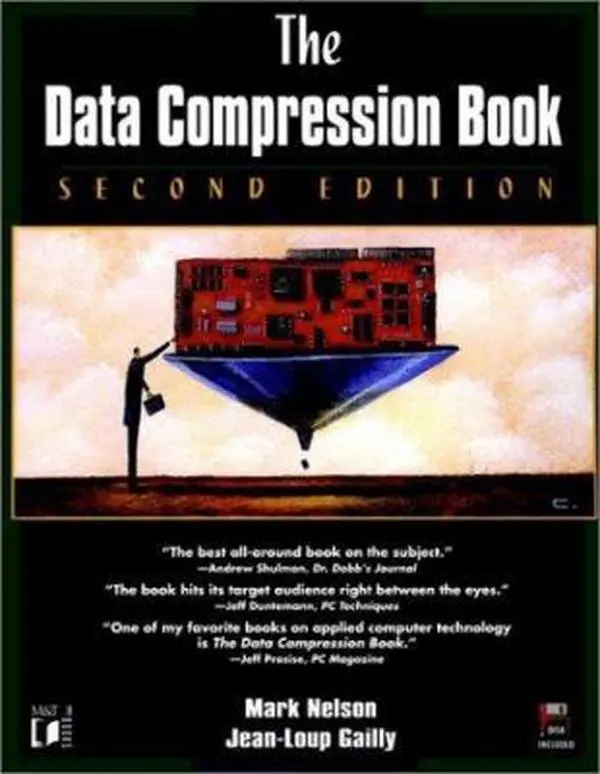 USED Book - The Data Compression Book by Mark Nelson (Paperback) - english