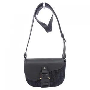 Pre-owned Dior Others Shoulder Bags Flap Messenger Bag Mini Oblique Jacquard Shoulder Bag