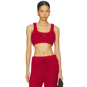 Boys Lie Lucy Cozy Bralette in Hot Pink