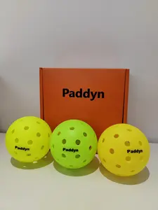 Paddyn Pickleball Balls (3 PCS) - USAPA Standard Size & Weight Pickle Ball with 40 Holes, Suitable for All Surface