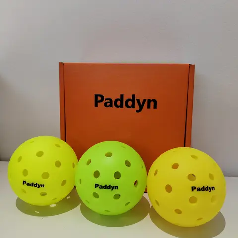 Paddriv 3-PCS Pickleball Game Ball Set - USAPA Compliant, Standard Size & Weight, 40-Hole Sport Balls for All Surfaces