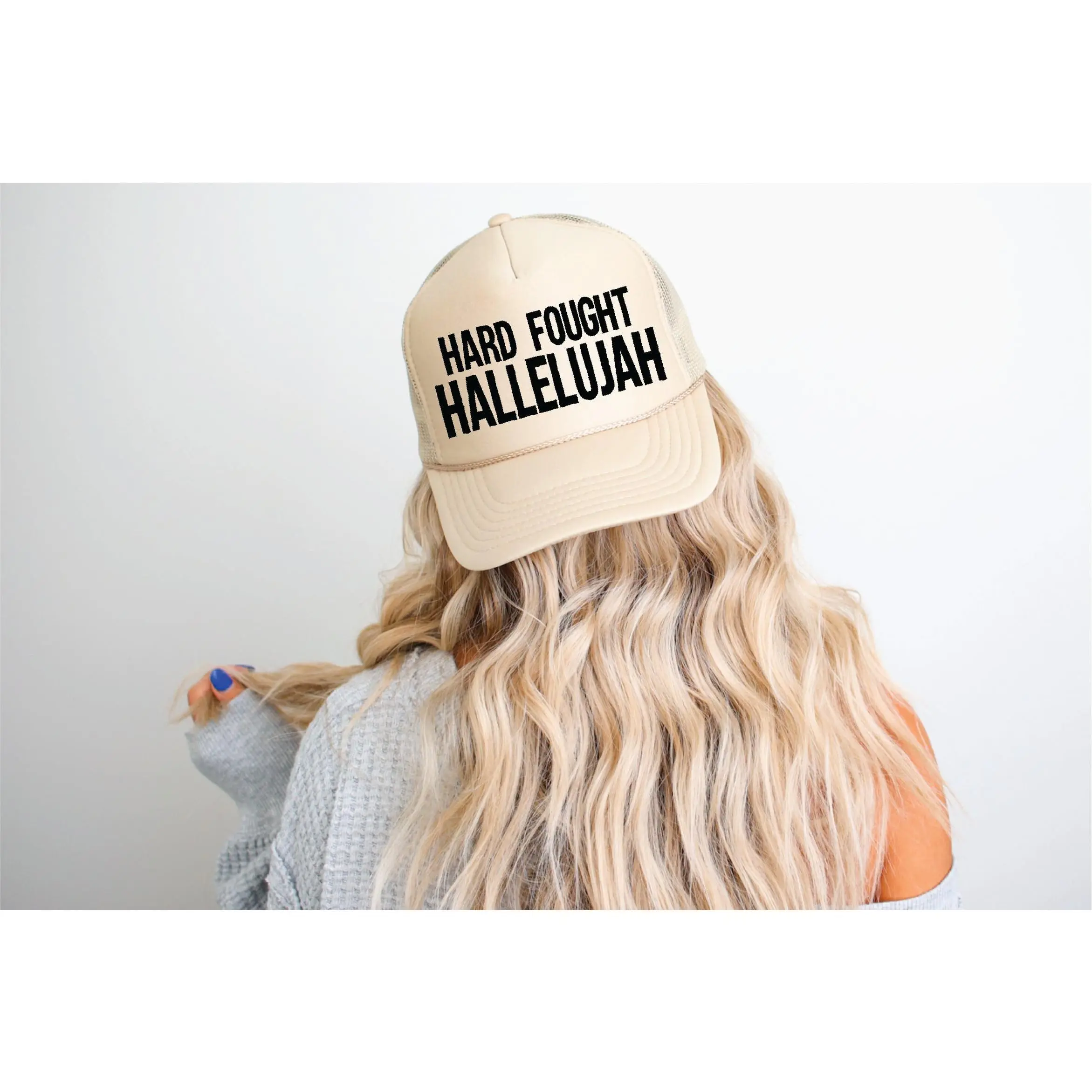 Hard Fought Hallelujah Trucker Hat
