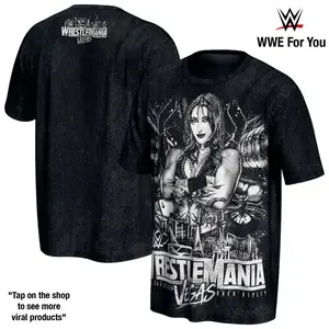 Rhea Ripley WrestleMania 42 ProSphere Graphic Tee Men Top Shirt Wash 230gsm Cotton – Nightmare Era Dominance, Brutal Strength, Championship Reigns, Judgment Day Power, Fearless Main Event Career & Viral Streetwear Must-Have in WWE