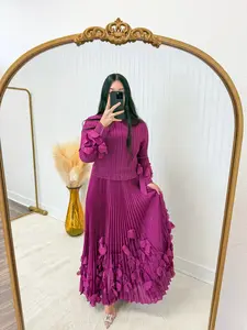 3D Floral Appliqué Dress