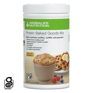 Herbalife Protein Baked Goods Mix - High-Protein Baking Mix for Healthy Snacks & Recipes - Easy-to-Use Protein Powder for Pancakes Muffins & Waffles