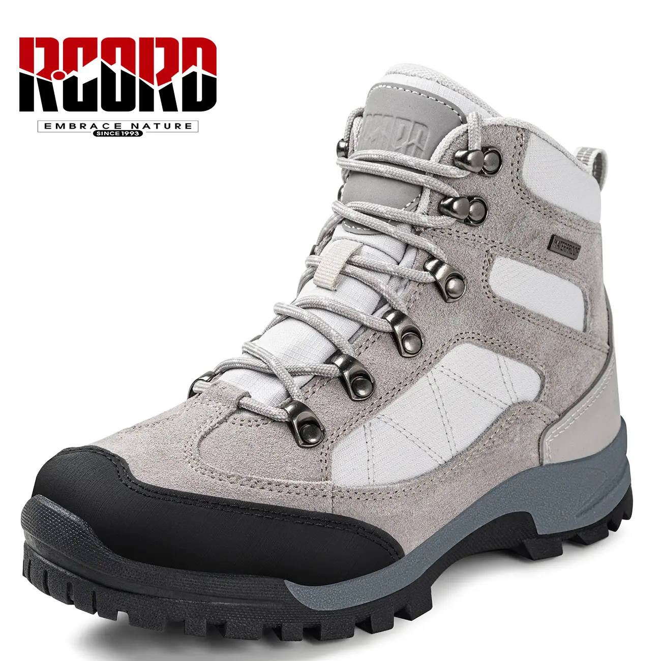 R CORD Outdoors Hiking Boots Women Waterproof Ankle Support Hiking Boots Boots Breathable Non-Slip Durable Hiking Boots Matching Shoes Trekking Stable sneakers women Trail Tread Lug