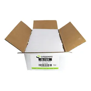 Q-725 General Purpose All Temperature Hot Melt Glue Sticks - 5/8" x 10" | 25 lb box