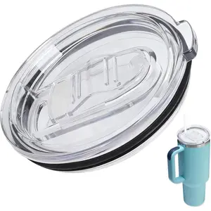 40oz Tumbler Lid Replacement Compatible With  Buffalo,Spill Proof Splash Resistant  Sliding Covers, Replacement Lid,