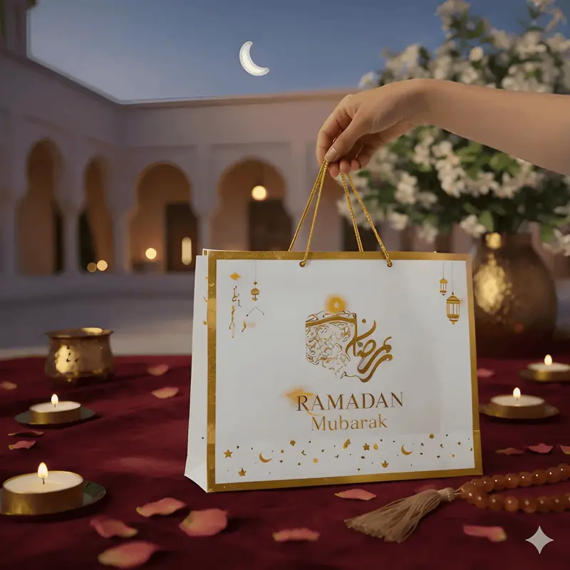 Ramadan Mubarak Decorative Gift Carry Bag