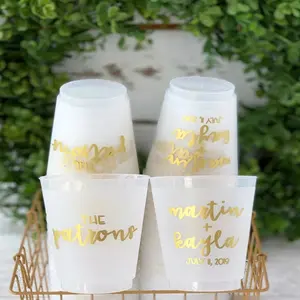 Personalized Wedding Party Cups: Sip in Style!