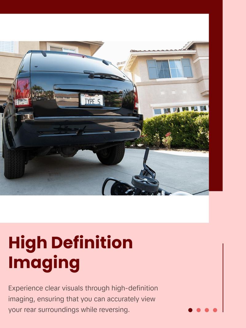 TYPE S Wireless & Solar Powered HD Backup Camera with 5" Monitor