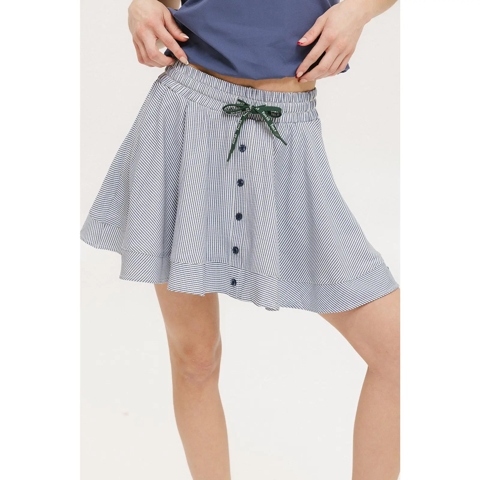Patty Skirt - Indigo Stripe Patty Skirt - Indigo Stripe