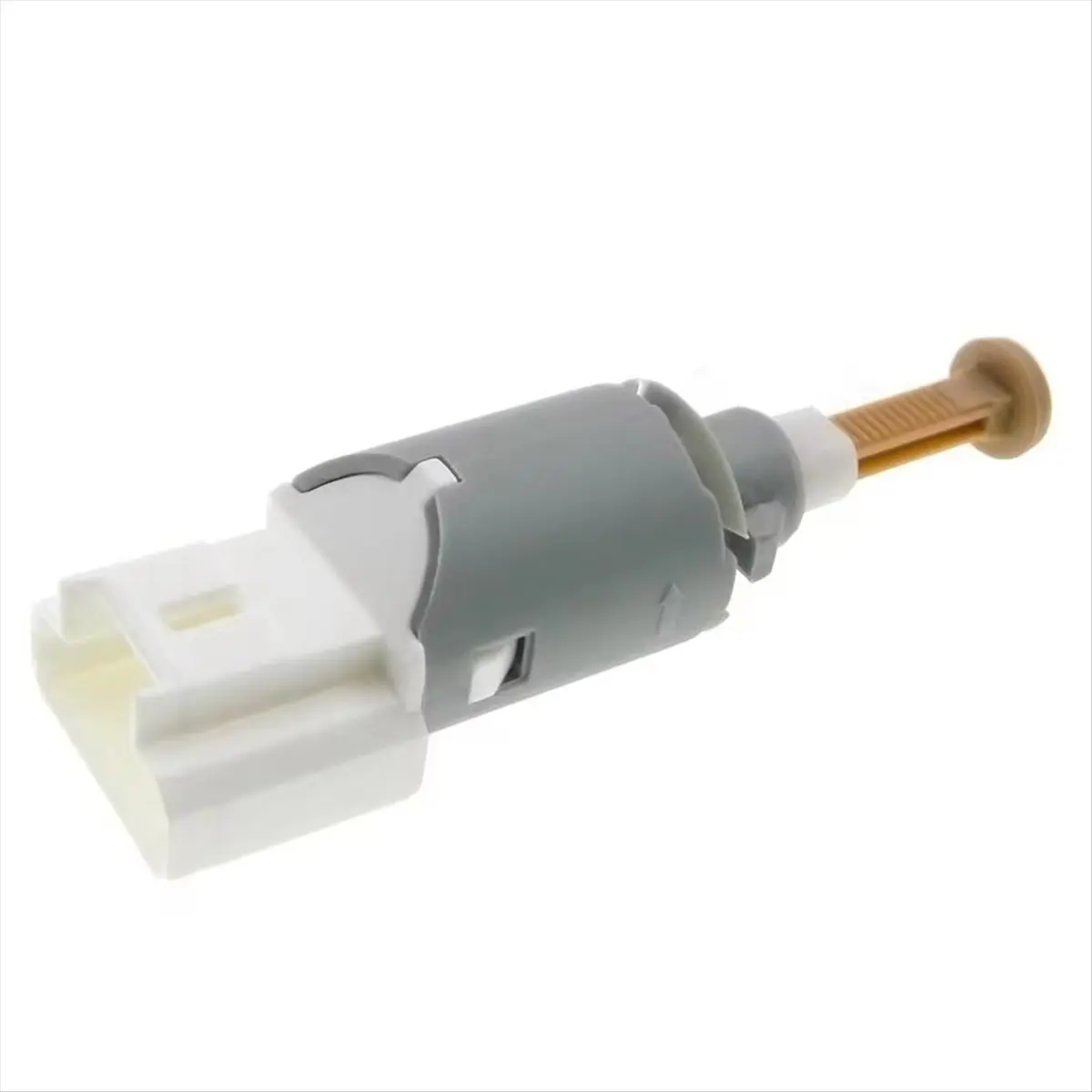 Gray+White Plastic Body Car Brake Lamp Switch 8200168238, Switch-Included Brake Lights Component, Direct Fit, Easy Install for Renault Clio, Kangoo, Megane, Master & Vauxhall Movano, Nissan Vehicles