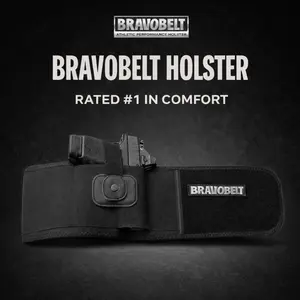 BRAVOBELT Belly Band Holster - Athletic Holster for Concealed Carry